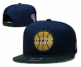 Jazz Team Logo New Era Navy 2021 NBA Draft Adjustable Hat YD,baseball caps,new era cap wholesale,wholesale hats